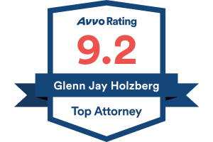 Avvo Rating 9.2 Glenn Jay Holzberg / Top Attorney - Badge